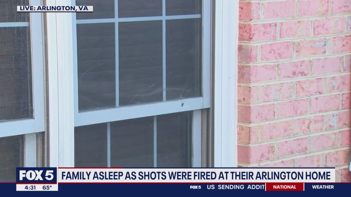 Family asleep as shots fired at their home